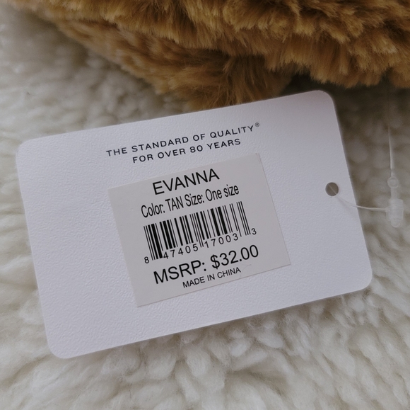 Soft Faux Fur EVANNA Circle Scarf by GoldToe - Picture 3 of 7